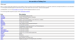 Desktop Screenshot of lists.metalab.at