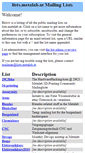 Mobile Screenshot of lists.metalab.at